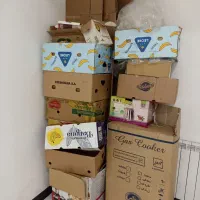 کارتن گاز و یخچال دوقلو