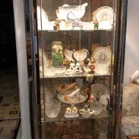 بوفه ۴ طبقه فلز و داخل آیینه با طرح هخامنشی