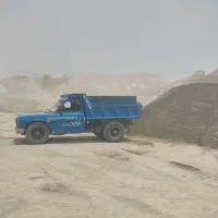 شن و ماسه نامبروان با نیسان کمپرسی