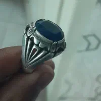انگشتر یاقوت کبود امضا دار گرمی ۵۵۰
