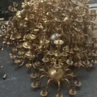 فروش و خریدار لوستر برنزی برنجی آبکاری طلا