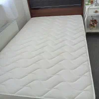 تخت یک نفر سایز بزرگ با تشک رویال اصل طبی