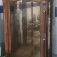بوفه چوب راش نو۲ درب داخل چراغ