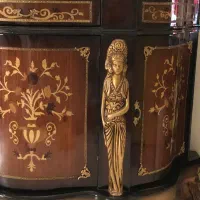 آیینه و کنسول چوبی