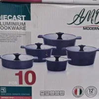 سرویس قابلمه چدن 10 پارچه AMD