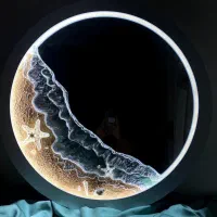 تابلو ماه|تابلو، نقاشی، عکس|مشهد, شهرک بهارستان|دیوار