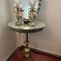 آیینه شمعدون برنز