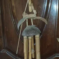 آویز بادزنگ چوبی