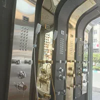 کارانزا پنل دوش دارای پاشور و  ماساژور کروم و ..