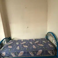 تخت خواب بهمراه تشک خواب یک نفره
