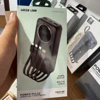 پاوربانک 20000 گرین لاین فست شارژ 22.5W کابل سرخود