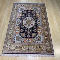 فرش ۱،۵ متری تمام ابریشم قم