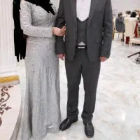 پیراهن مجلسی براق