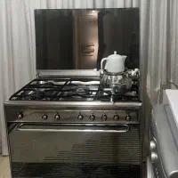 اجاق گاز و فر سینجر آینه استیل