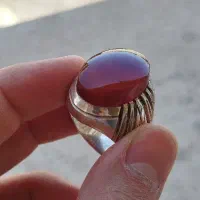انگشتر عقیق یمن دستساز
