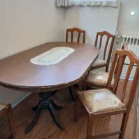 میز ناهار خوری 8 نفره  با 6 تا صندلی