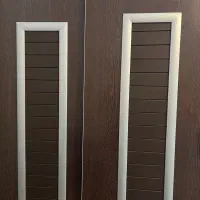 کمد جالباسی با دربهای ریلی از جنس mdf