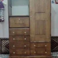 کمد تمیز با چوب گردو