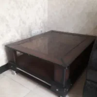 میز نهار خوری ۴نفره وگل میز