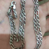 زنجیر نقره سبک ظریف در دومدل