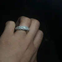 انگشتر جواهری نقره