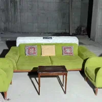 مبل یک پارچه  دوشک تخت فنری