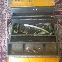 آچار ابزارآلات و بوکس همراه جعبه ابزار