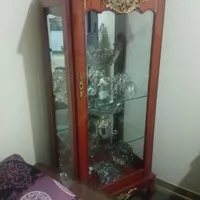 ویترین وصندلی ،نو جهیزیه عروسه استفاده نشده|بوفه، ویترین، کنسول|شاهین‌شهر, خانه کارگر|دیوار
