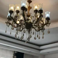 لوستر برنج مشکی