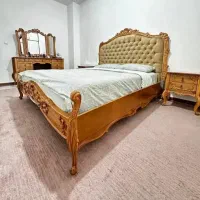 تولیدی تخت خواب مدل پاپیون تمام چوب