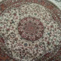 فرش گرد ۳متری بدون ایراد زمرد مشهد