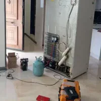شارژ گاز یخچال وتعویض موتوردرجا وتضمینی