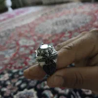 انگشتر نقره فروهر با سنگ مزونایت