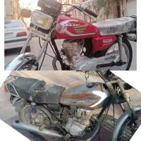 بازسازی موتور سیکلت صفر صدی هوندا آپاچی باکسر و...