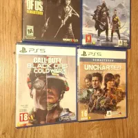 god of war/last/uncharted/call of ps5/ps4