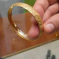 طلا نیم تک گوشواره