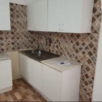 کابینت فلزی با سینک استیل دو لگنه ۱۲۰