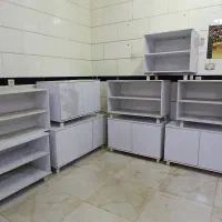 تعدادی قفسه ام دی اف در حد نو فروشی