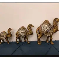 مجسمه و دکوری  جا شمعی کریستال گلدان