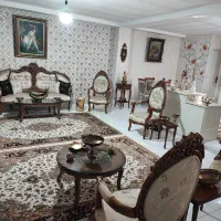 مبل سلطنتی ۹ نفره دو طرف منبت چوب گردو
