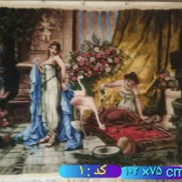 تابلوفرش دستباف فلامینگو باز