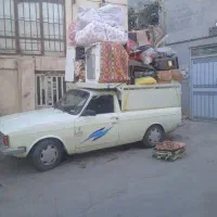 حجت بار  وانت نیسان و کارگر تنها