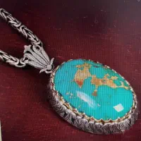 گردنبند نقره مردانه