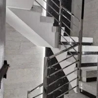 نرده پله و حفاظ تراس استیل