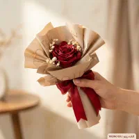 گل ربانی تک شاخه جذاب مناسب هدیه انواع مدل در چت