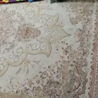 فرش  ۱۲متری سفید نیاز شستشو