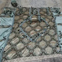 سرویس خواب مخمل ترک روتختی عروس