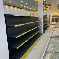 قفسه های مختلف سوپری فروشگاهی مواد غذایی و خوراکی