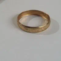 النگو طلا ۷گرم سایز۳ پهن