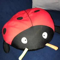 عروسک پولیشی خارجی کفشدوزک قرمز ۳۰ سانت